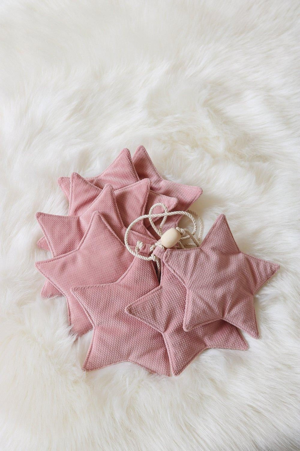 Star Garland - Soft Pink Dust