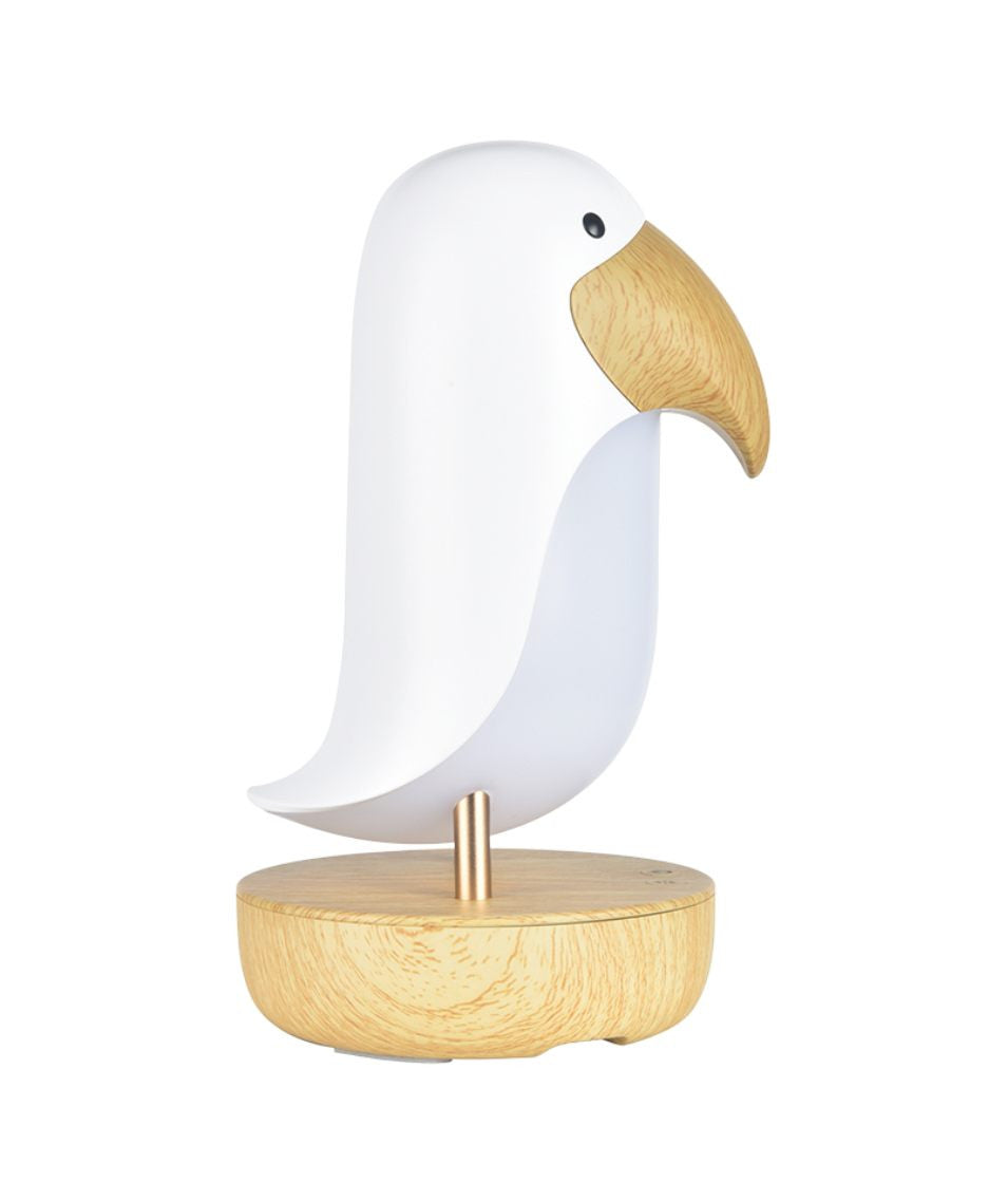 Veilleuse oiseau design avec enceinte intégrée pour décoration de chambre bébé